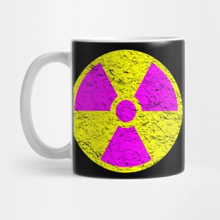 Magenta Trefoil - Radiation Hazard Symbol Mug